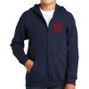 Youth Heavy Blend Full-Zip Hoodie Thumbnail