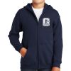 Youth Heavy Blend Full-Zip Hoodie Thumbnail