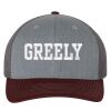 112 Trucker Cap - Greely PTO Heather gray/charcoal/maroon Thumbnail