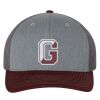112 Trucker Cap - Greely PTO Heather gray/charcoal/maroon Thumbnail