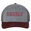 112 Trucker Cap - Greely PTO Heather gray/charcoal/maroon Thumbnail
