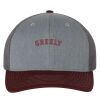 112 Trucker Cap - Greely PTO Heather gray/charcoal/maroon Thumbnail